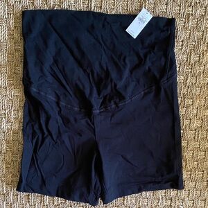 Maternity Full-Panel Biker Shorts -- 6-inch inseam